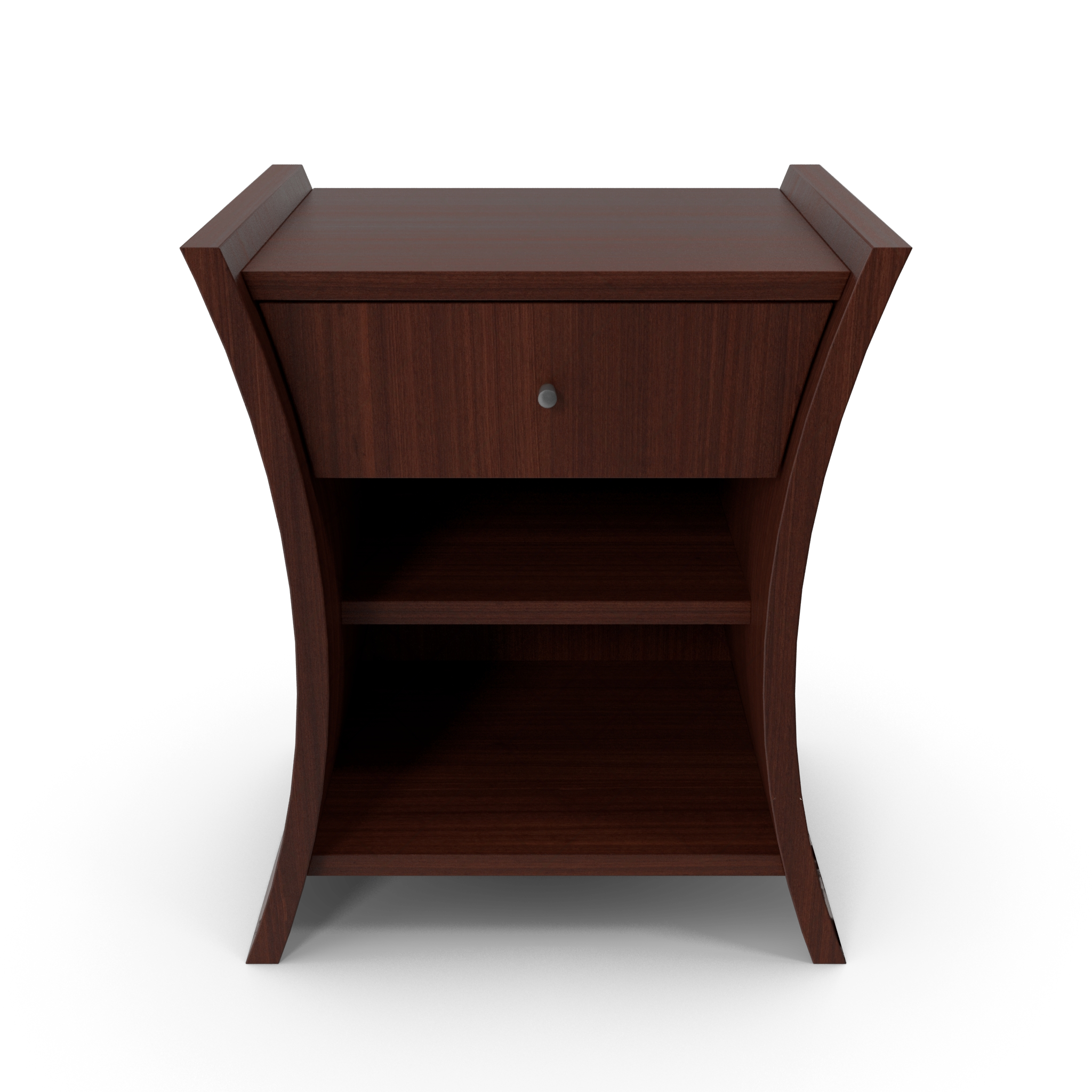 Bedside Table African Cherry